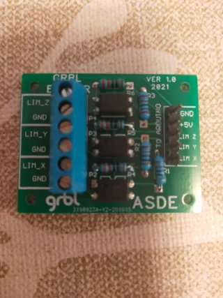 Placa Optoacoplador CNC GRBL