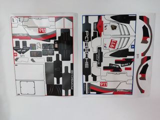 Coche bloques construcción Porsche 911 RSR