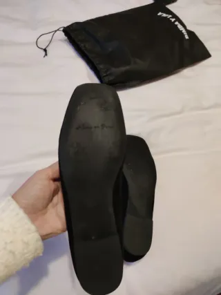 Manoletinas Alma en Pena Negras con Joya