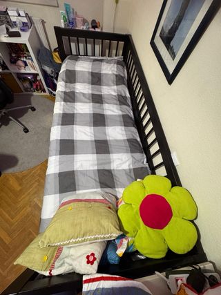 Cama Diván Ikea Marrón oscuro con Cajones