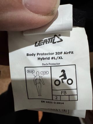 Peto protector Leatt Airfit Hybrid