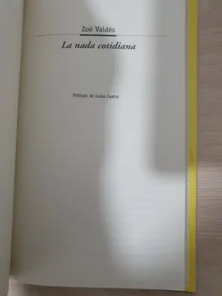 La nada cotidiana. Zoe Valdés