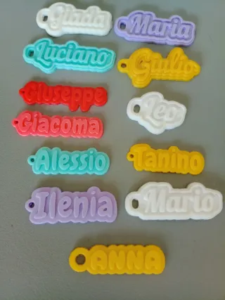 Portachiavi personalizzati con nomi