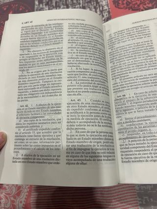 Legislación básica derecho internacional privado