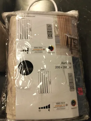 Cortinas térmicas beige