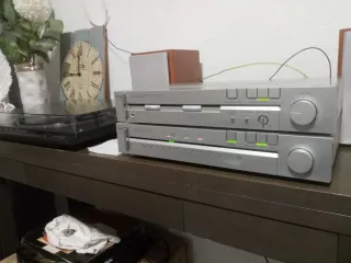 Set audio Akai vintage 1980 con giradischi