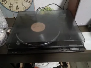 Set audio Akai vintage 1980 con giradischi