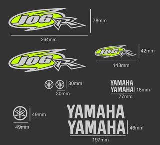 Pegatinas Yamaha Jog R dos colores