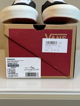 Scarpe Vans Authentic Checkerboard Tg 42.5