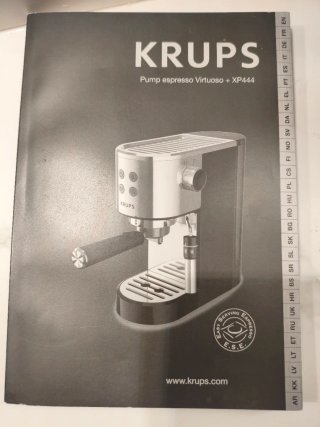 Cafetera Krups Virtuoso XP444 Acero Inoxidable