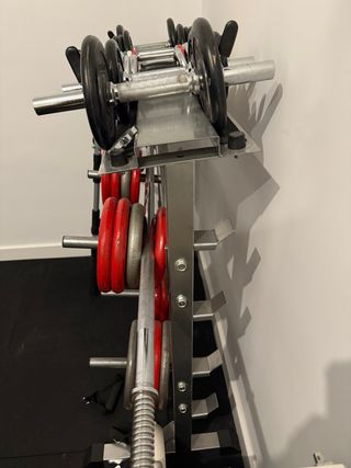 Soporte CClife para discos y barras de gimnasio