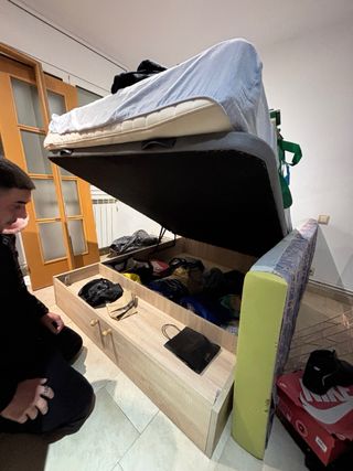 Canapé 150x190 con cajón