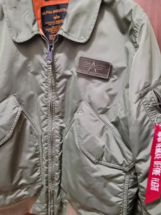 Bomber Alpha Industries CWU Verde Oliva