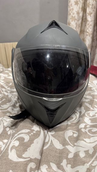 Casco Moto Integral Gris