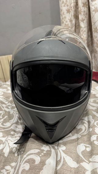 Casco Moto Integral Gris