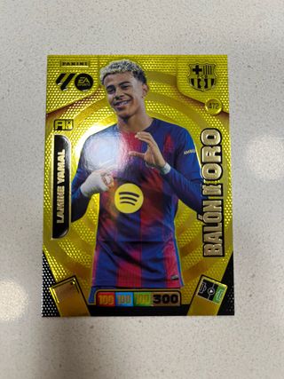 Lamine Yamal Balón de Oro Adrenalyn XL