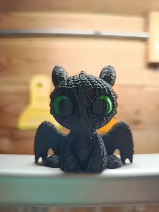 Figura Desdentado 3D Negra