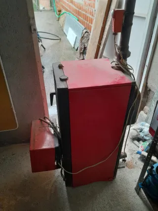 Caldera leña Roca con quemador gasoil