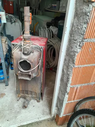 Caldera leña Roca con quemador gasoil