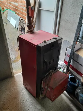 Caldera leña Roca con quemador gasoil