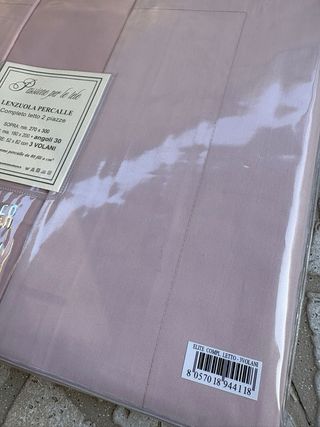 Completo Lenzuola Matrimoniali Percalle