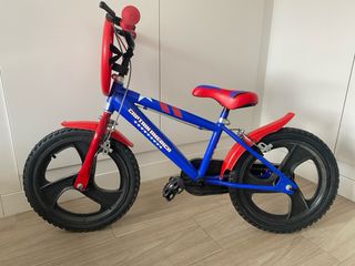 Bicicleta Capitán América 16 Azul