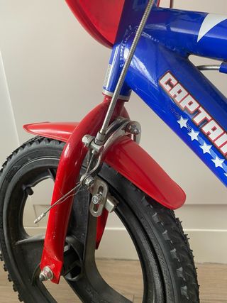 Bicicleta Capitán América 16 Azul