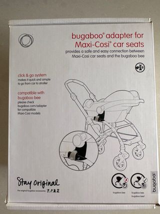 Adaptador Bugaboo Bee para silla de coche MaxiCosi