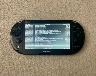 Ps Vita Slim PCH-2016 nera Mod