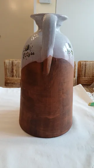 Fuente barro Zamora 31x38cm y Jarra P. Arzobispo.