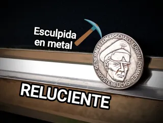 Moneda Nazi Erwin Rommel / Segunda Guerra Mundial