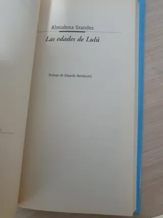 Las edades de Lulú. Almudena Grandes