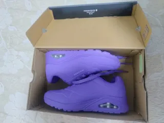 Tenis Skechers Mujer Talla 38 Morado