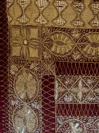 Tapiz de colección. Terciopelo/ plata sobredorada.