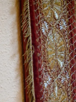 Tapiz de colección. Terciopelo/ plata sobredorada.