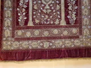 Tapiz de colección. Terciopelo/ plata sobredorada.