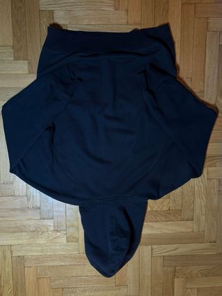 Felpa nera con stampa grafica