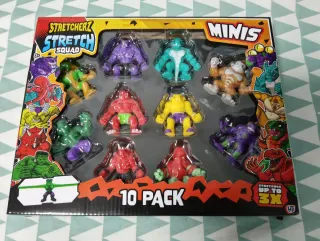 NUEVO Stretcherz Stretch Squad Minis 10 Pack Figur