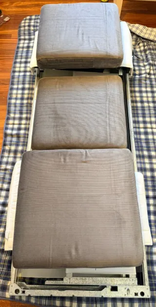 Sofá 3 plazas IKEA gris micropana