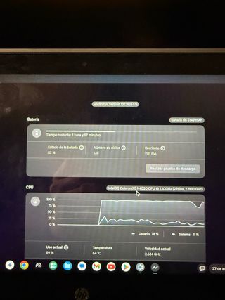 HP Chromebook x360 11 G3 EE + Cargador