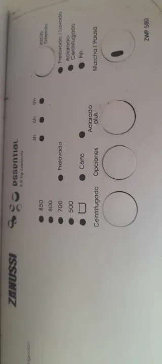Lavadora Zanussi Essential ZWP580