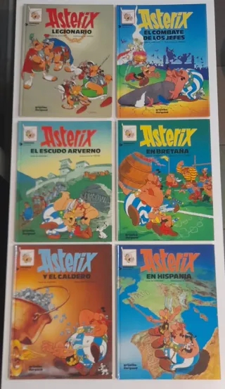 Asterix, lote de 14 comics, tapa dura.