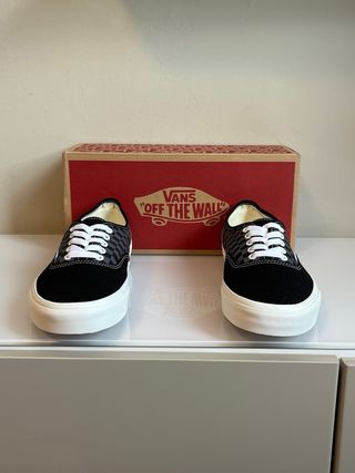 Scarpe Vans Authentic Checkerboard Nere Grigie Tg