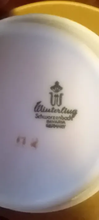 Tazzine caffè vintage oro e bianco