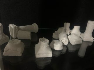 Columnas romanas miniatura decoración