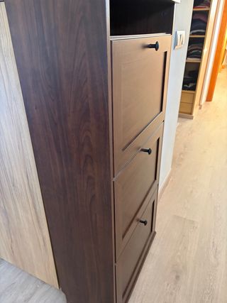 Zapatero Ikea Madera Marrón