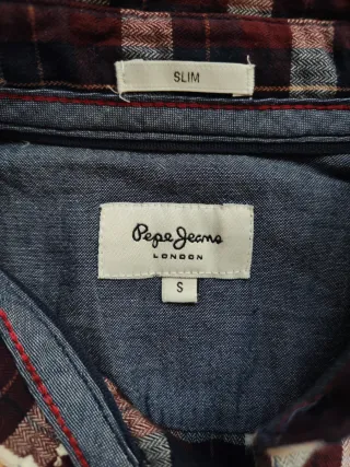 Pepe Jeans Camicia Uomo Manica Lunga Taglia S slim