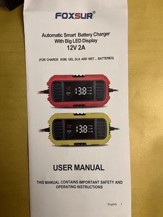 Cargador de Batería Coche