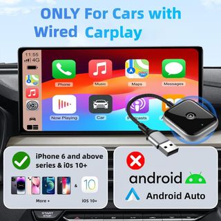 Adaptador CarPlay/Android Auto inalámbrico NUEVO
