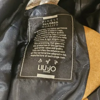 LIU JO cappotto monopetto cammello taglia 48 uomo